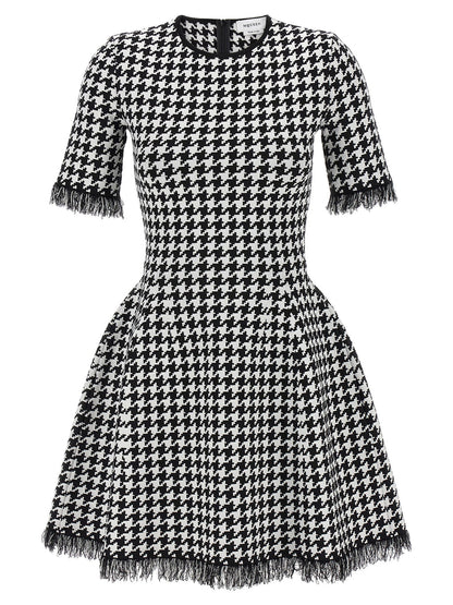 Mcqueen Women Houndstooth Dress by Luosophy