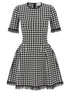 Mcqueen Women Houndstooth Dress by Luosophy