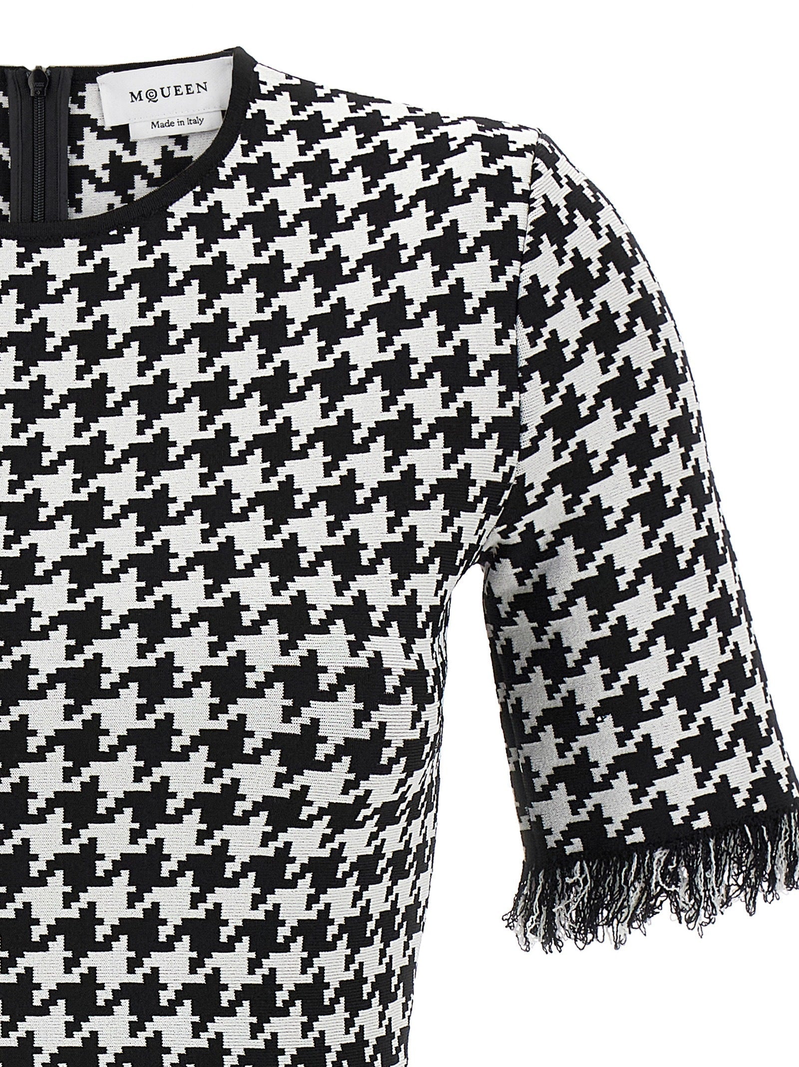 Mcqueen Women Houndstooth Dress by Luosophy
