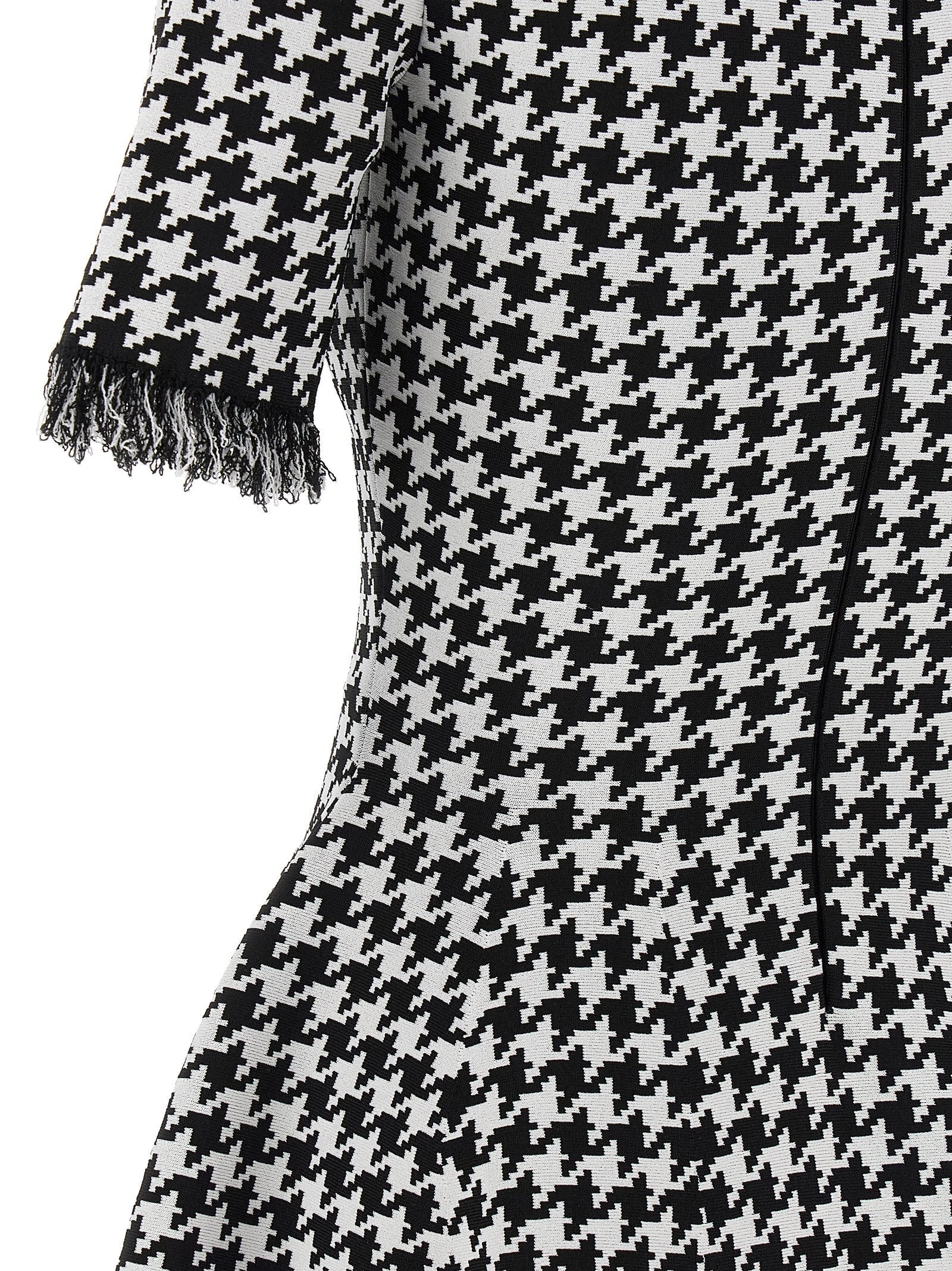 Mcqueen Women Houndstooth Dress by Luosophy