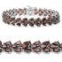 20.75 Carat Genuine Garnet .925 Sterling Silver Bracelet  DestGlow