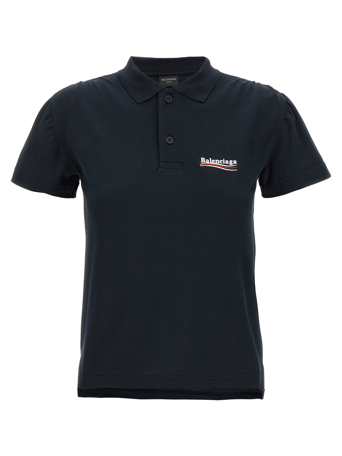 Balenciaga Women Logo Embroidery Polo Shirt by Luosophy