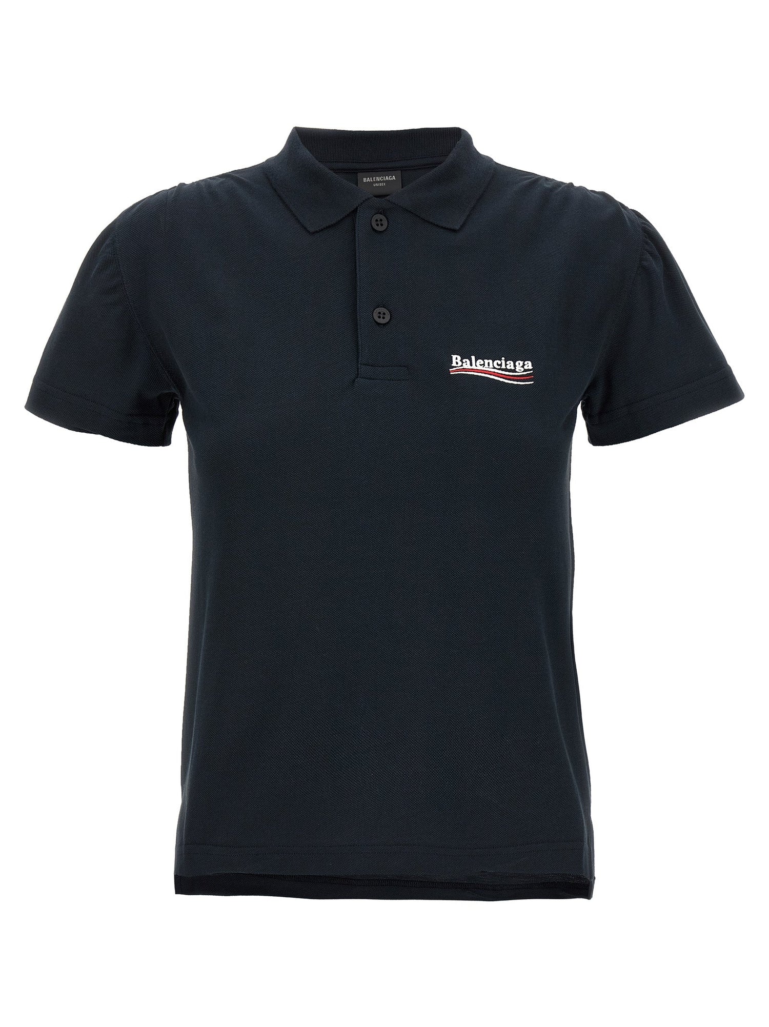 Balenciaga Women Logo Embroidery Polo Shirt by Luosophy