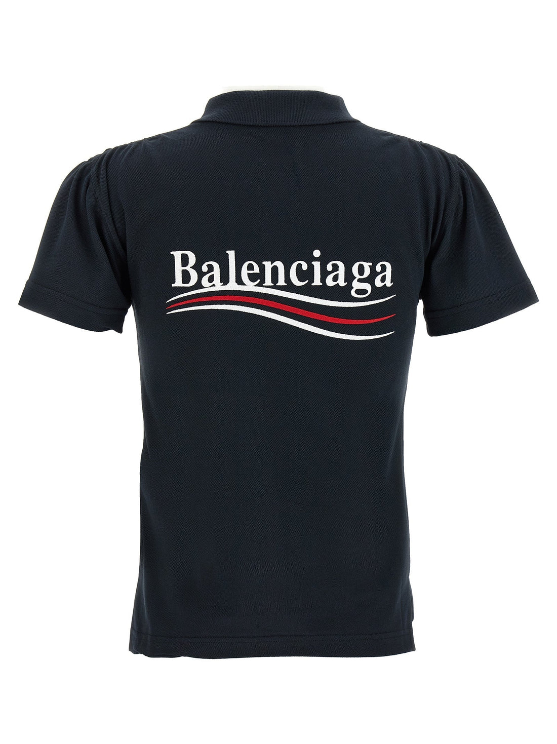 Balenciaga Women Logo Embroidery Polo Shirt by Luosophy