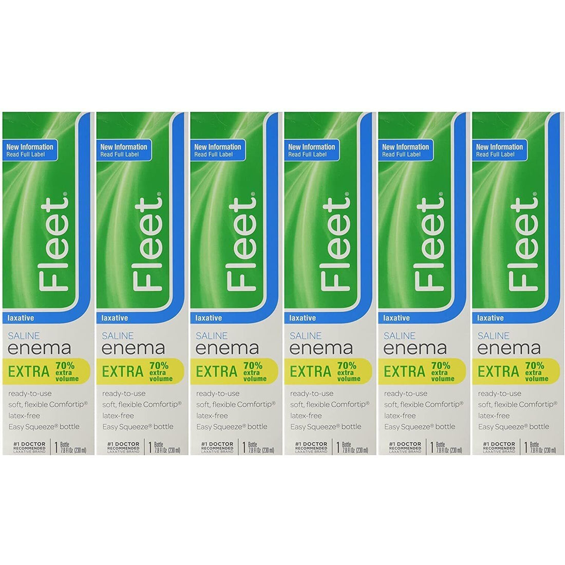 Fleet Laxative Saline Extra Enema For Adult Constipation, 7.8 Fl Oz, 1 Bottle 