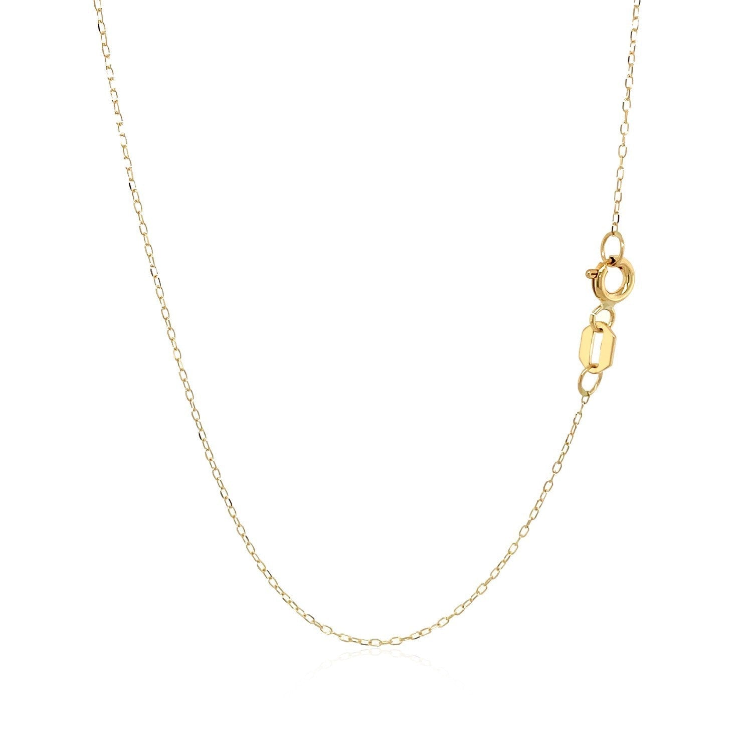 14k Yellow Gold Necklace with Cat Symbol in Mother of Pearl by Bids.com
