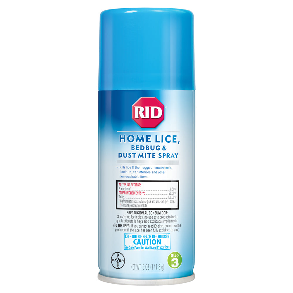 RID Home Lice, Bedbug &amp; Dust Mite Spray, Step 3 5 Oz by Pasteur Pharmacy