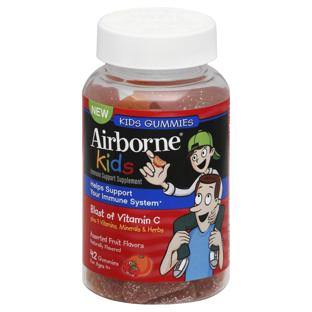 Airborne® Kids Immune Support Gummies – Assorted Fruit Flavors by Pasteur Pharmacy