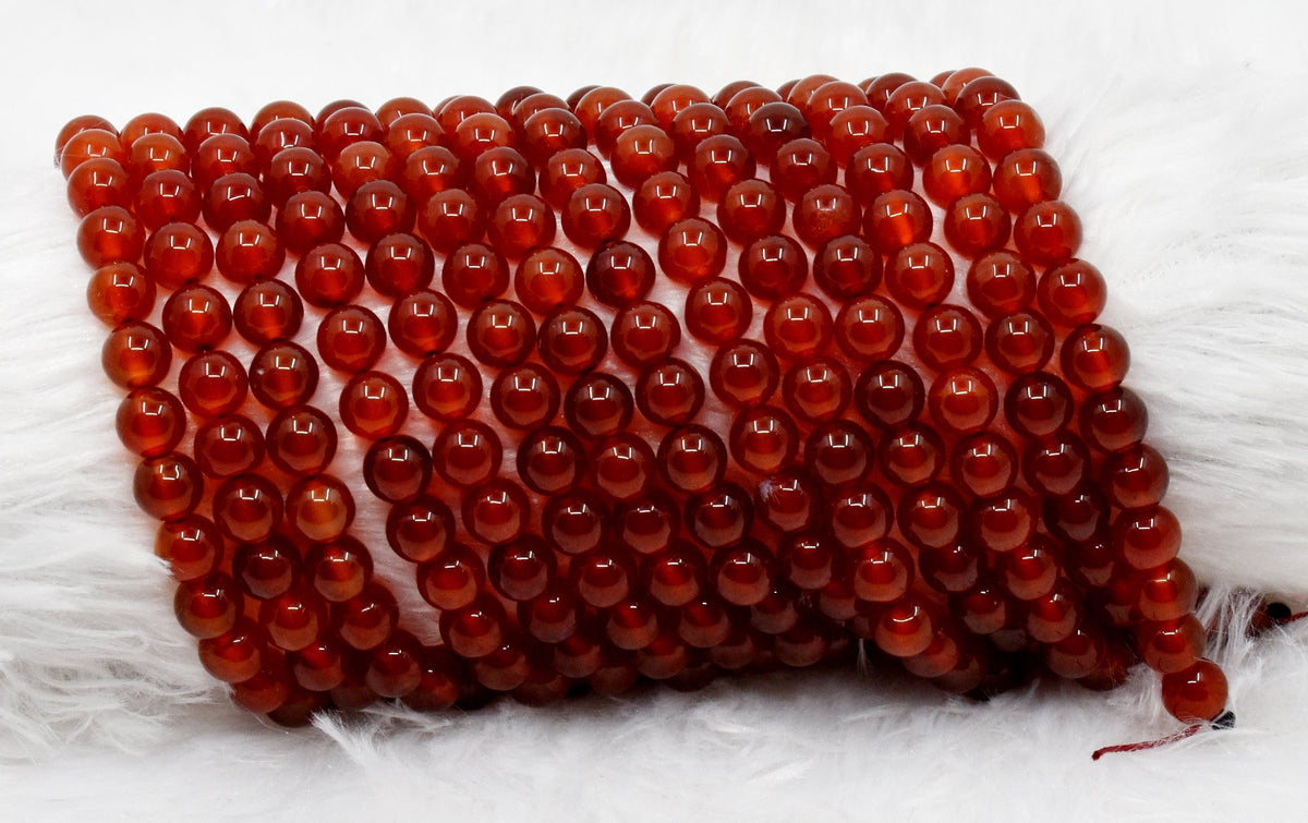 Red Onyx Beads, Natural Round Crystal Beads 4mm to 12mm  DestGlow