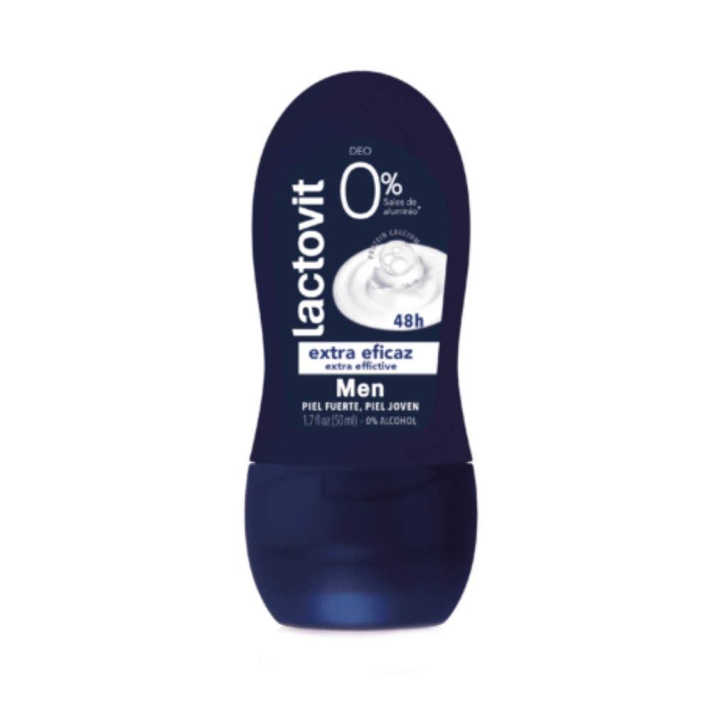 Lactovit Men Extra Effective Roll On Deodorant (1.7 oz) by Farmacias Savia