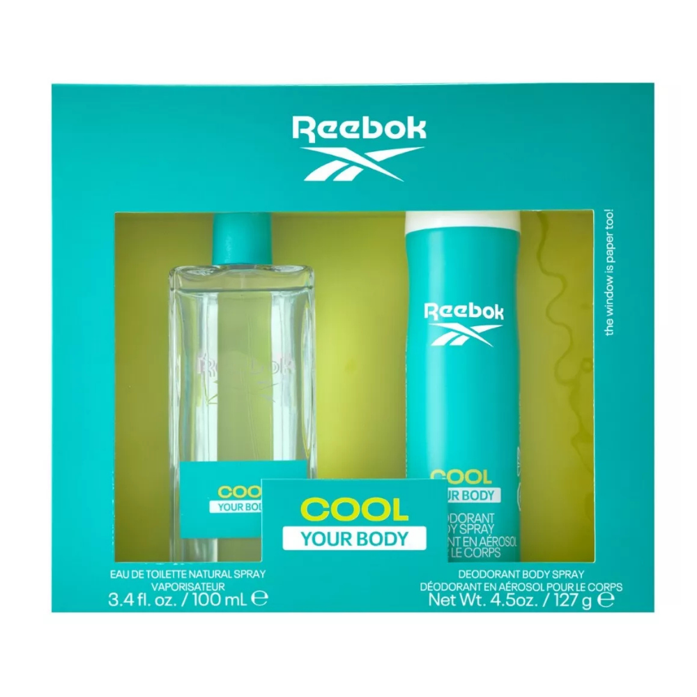 Reebok Cool Your Body Eau de Toilette &amp; Deodorant Set by Farmacias Savia
