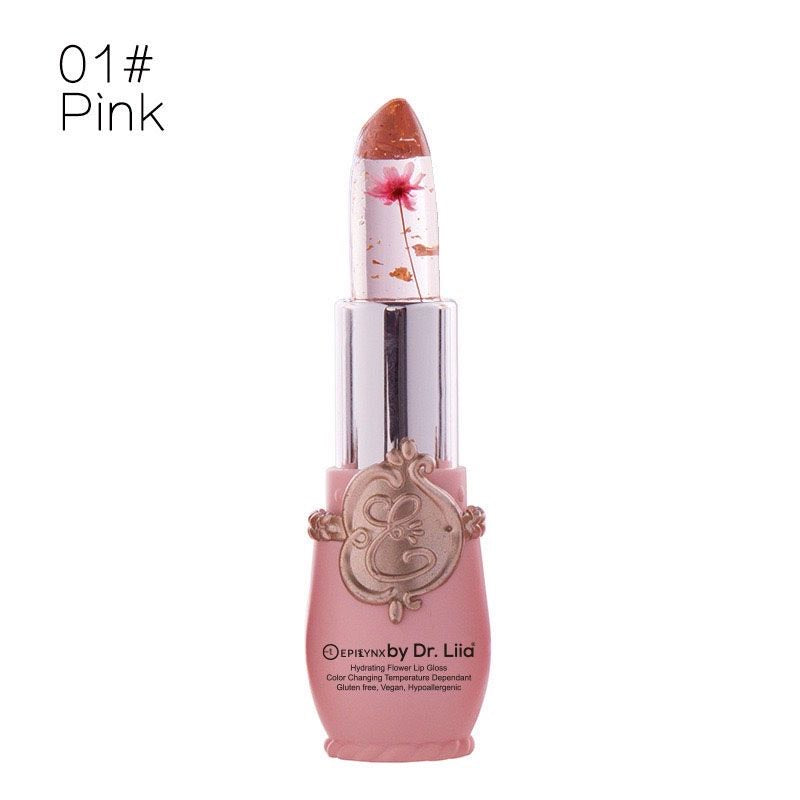 Color-Changing Flower Lip Gloss – Vegan, Gluten-Free, Hydrating Lip Balm by EpiLynx