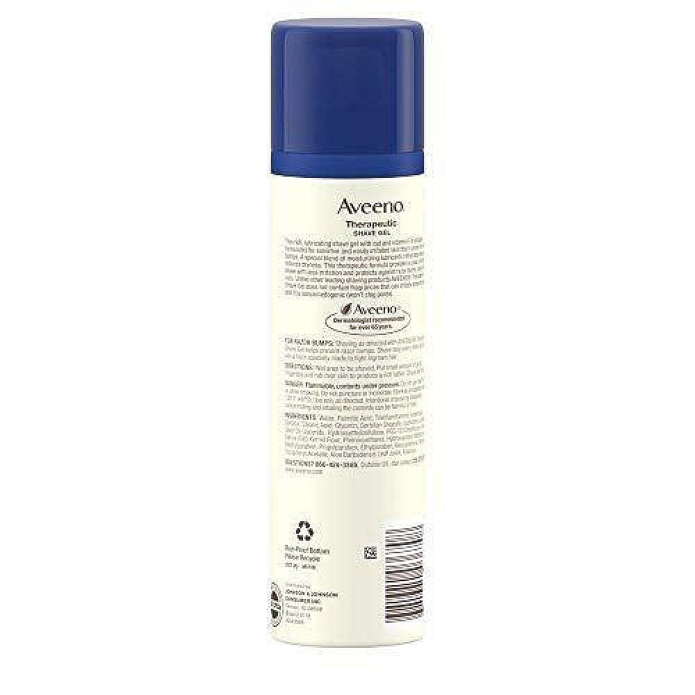 Aveeno Therapeutic Shave Gel With Oat, For Sensitive Skin, 7 Oz by Pasteur Pharmacy