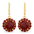 11.37 Carat Dyed Ruby and Ruby .925 Sterling Silver Earrings  DestGlow