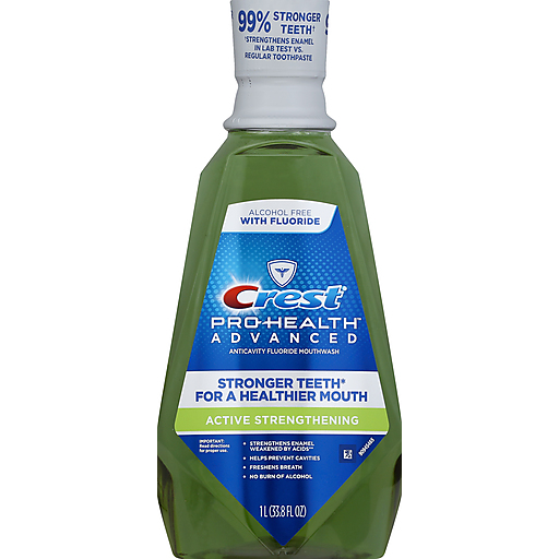 Crest Pro-Health Advanced Active Strengthening Mouthwash 1 L by Pasteur Pharmacy