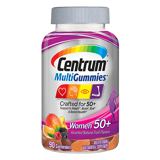 Centrum MultiGummies Gummy Multivitamin For Women 50 Plus, With V by Pasteur Pharmacy