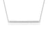 Diamond Bar Pendant in 14k White Gold (1/4 cttw) by Bids.com
