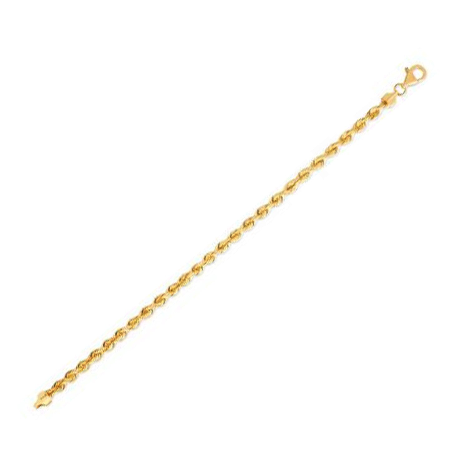 14k Yellow Gold Light Rope Chain (4.30 mm) by Bids.com