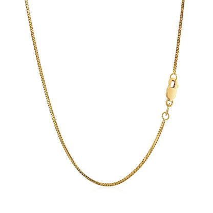 14k Yellow Gold Franco Chain 0.9mm by Bids.com