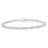 IGI Certified 4.0 Cttw Diamond 14K White Gold Classic 7â€ Tennis Bracelet (H-I Color, I1-I2 Clarity) by Bids.com