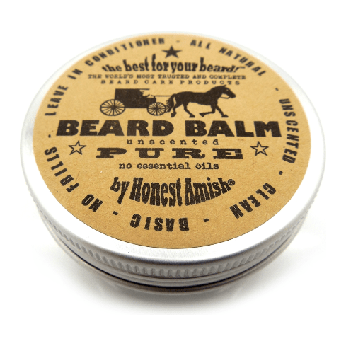 Honest Amish Pure Fragrance Free Beard Balm 2 oz by Pasteur Pharmacy