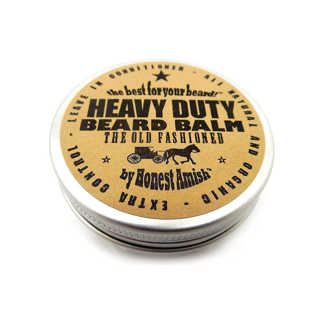 Honest Amish Heavy Duty Beard Balm 2 oz by Pasteur Pharmacy