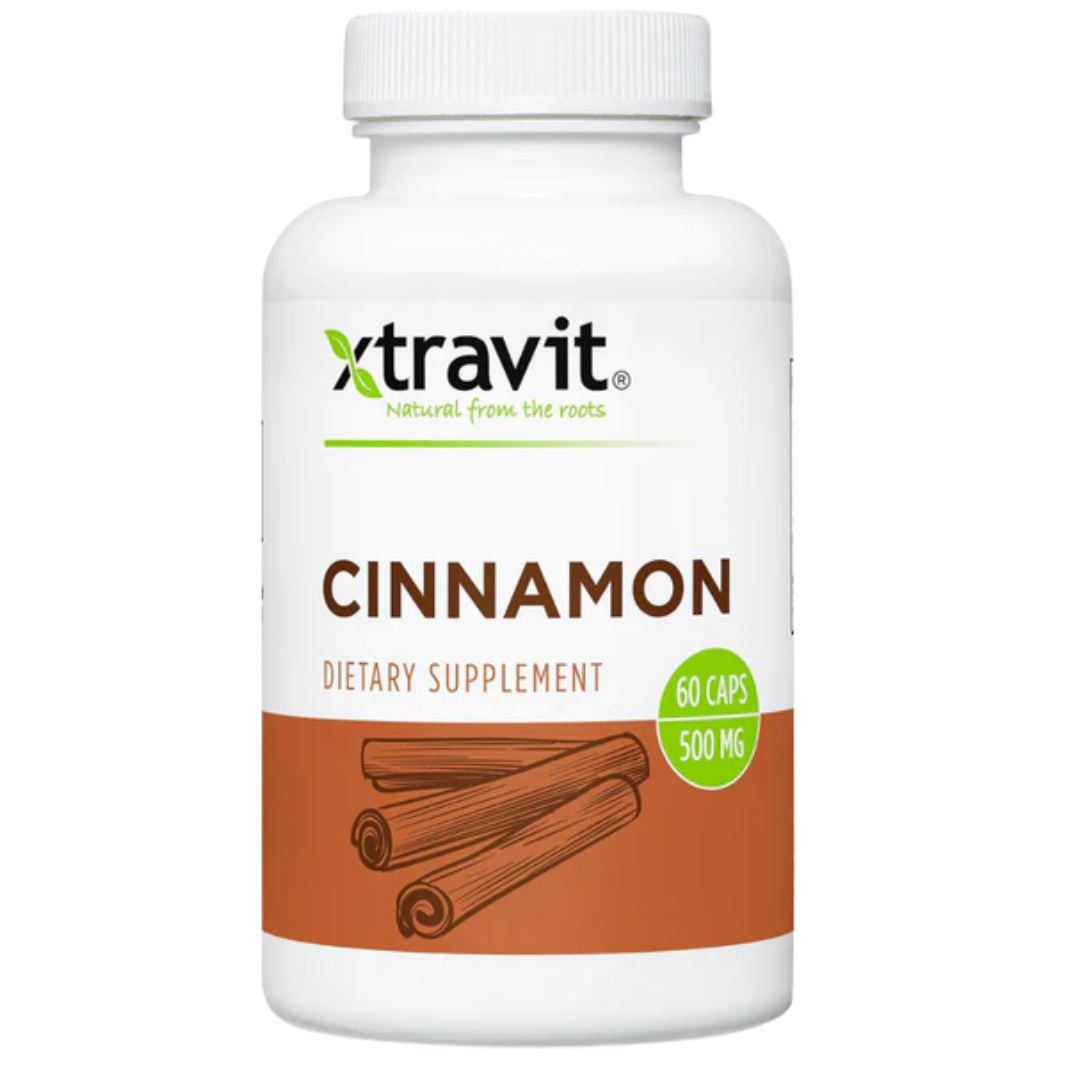 Xtravit Cinnamon 500mg 60 Capsules by Farmacias Savia