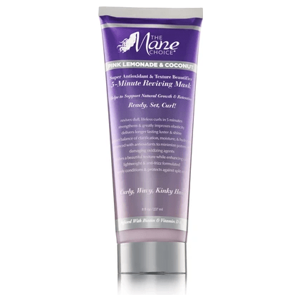The Mane Choice Pink Lemonade &amp; Coconut 5 Minute Reviving Mask Curl Reviver 8 oz by Pasteur Pharmacy