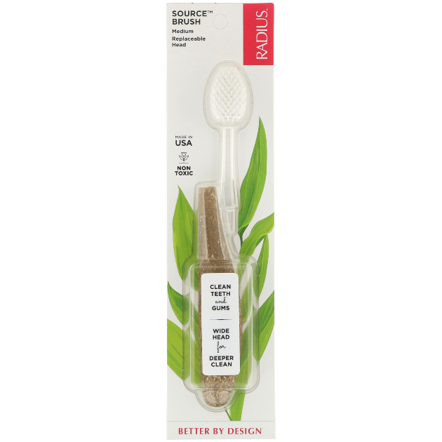 Radius Toothbrush With Replacement Head - Medium by Pasteur Pharmacy