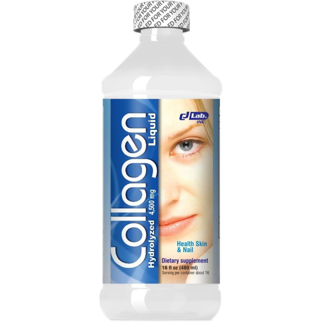 Collagen 4500mg Liquid Supplement Hydrolyzed (16oz) by Farmacias Savia