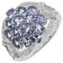 2.38 Carat Genuine Tanzanite .925 Sterling Silver Ring by Bids.com