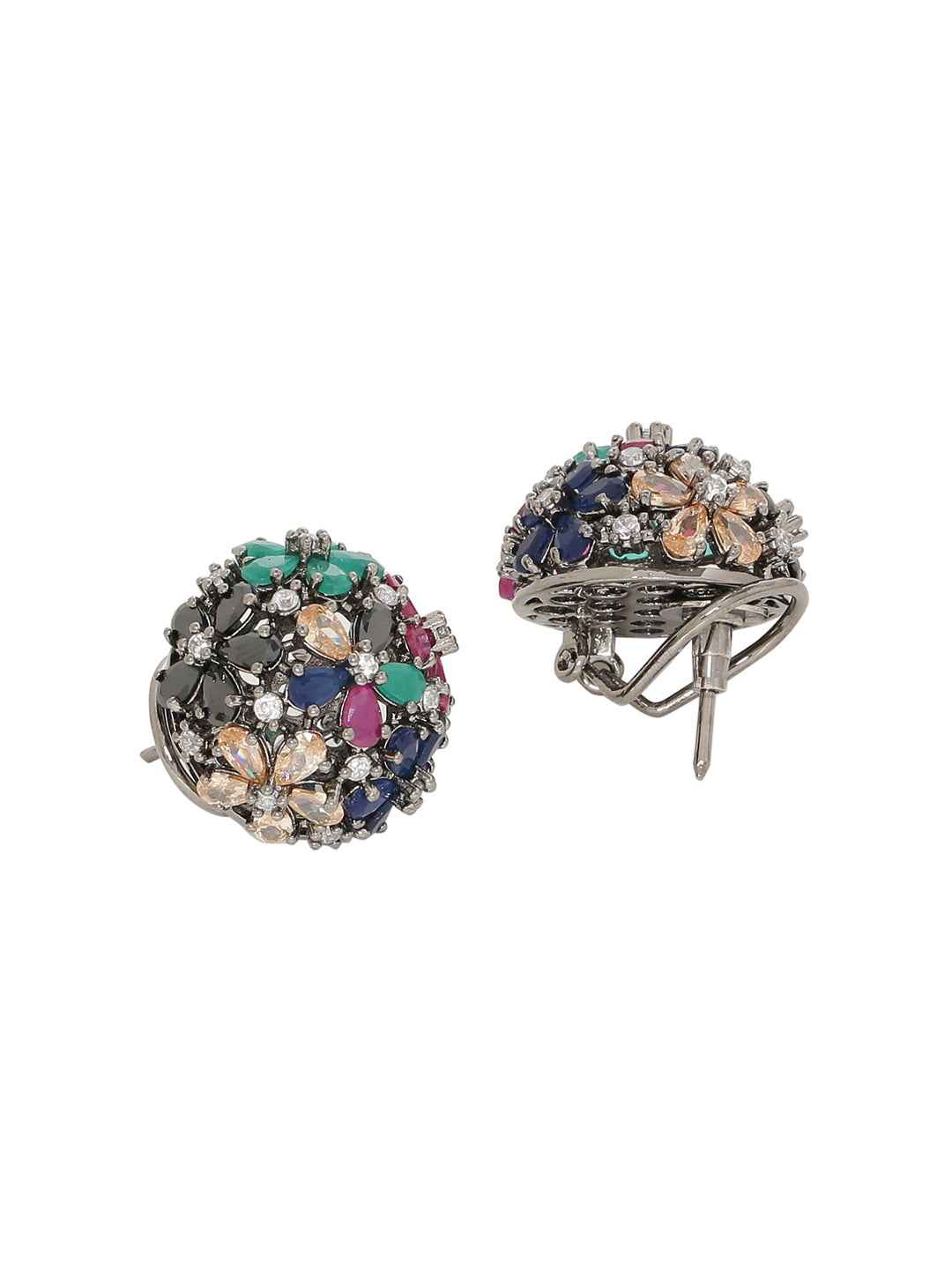 Shoshaa Multicoloured Circular Studs