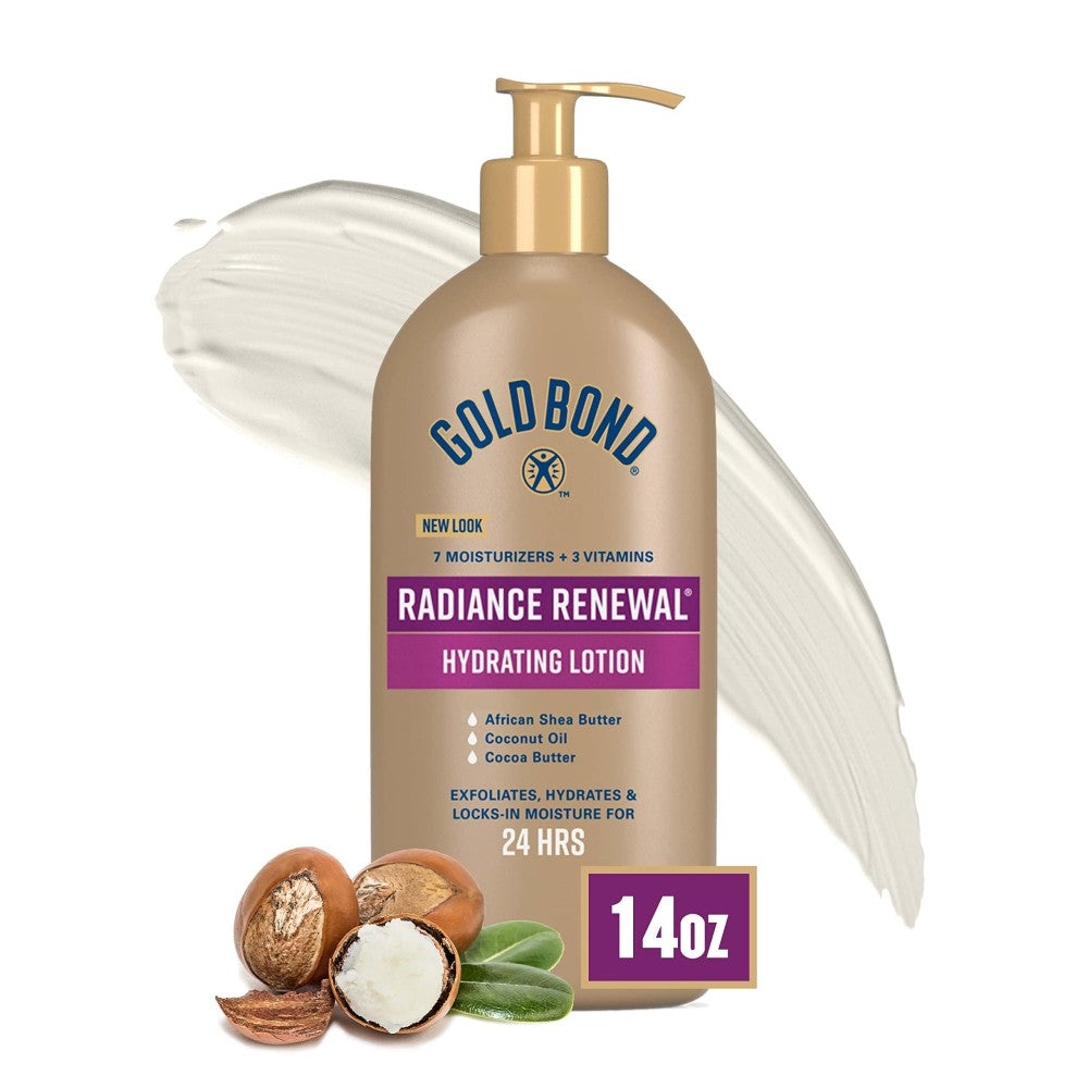 Gold Bond Ultimate Hydrating Lotion Radiance Renewal Cream Oil 14 oz by Pasteur Pharmacy