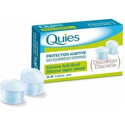 Quies Protection Auditive Earplugs (Discreet) 3 Pairs by Pasteur Pharmacy