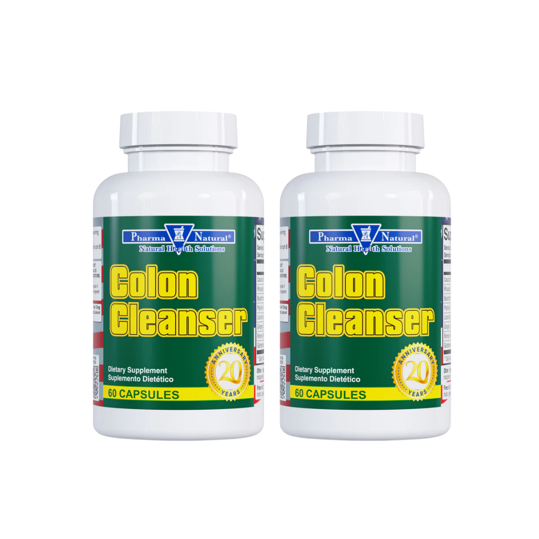 Pharma Natural Colon Cleanser Digestive Support Capsules (60+60 ct) by Farmacias Savia