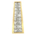 14K Yellow Gold 1 1/2 cttw Princess Cut Diamond Greek Column Pendant Necklace (G-H, VS1-VS2) by Bids.com