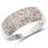 0.42 Carat Genuine White Diamond .925 Sterling Silver Ring by Bids.com