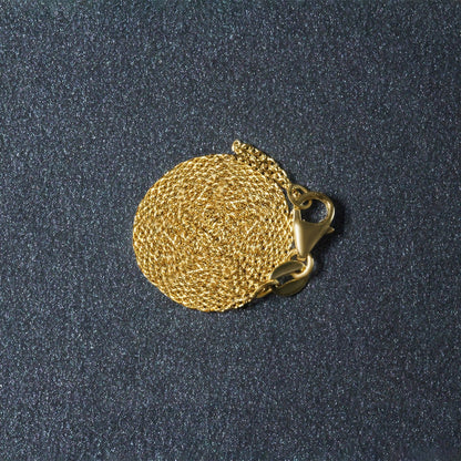 10k Yellow Gold Oval Cable Link Chain (0.97 mm) by Bids.com