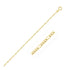 14k Yellow Gold Solid Figaro Chain 1.3mm by Bids.com