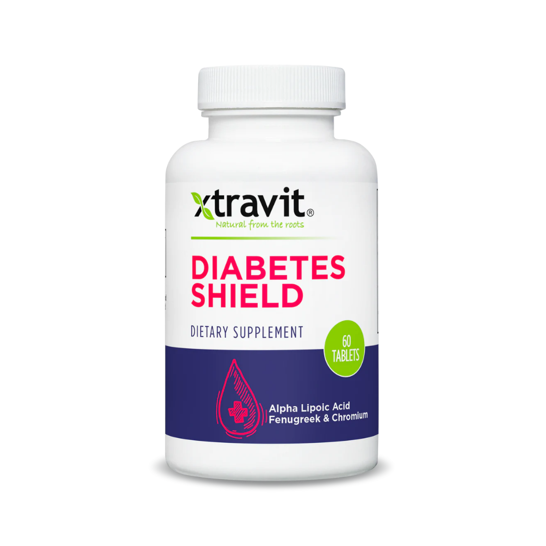 Xtravit Diabetes Shield Alpha Lipoic Acid and Chromium Supplement (60 Tablets)  DestGlow