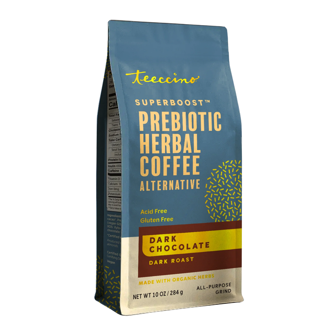 Dark Chocolate Prebiotic SuperBoost Herbal Coffee  DestGlow