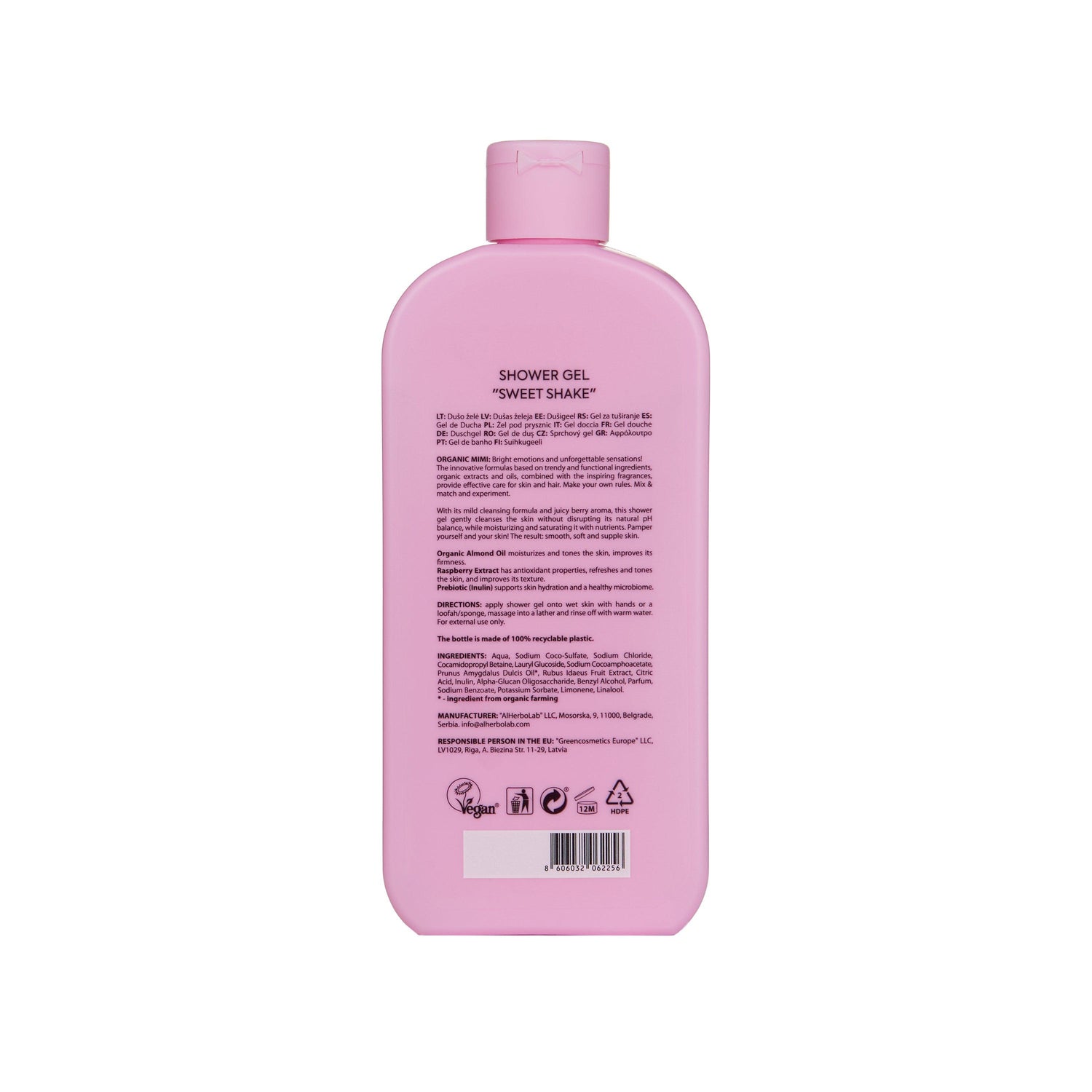 ORGANIC MIMI, SHOWER GEL SWEET SHAKE, 400 ml by Damask Rose