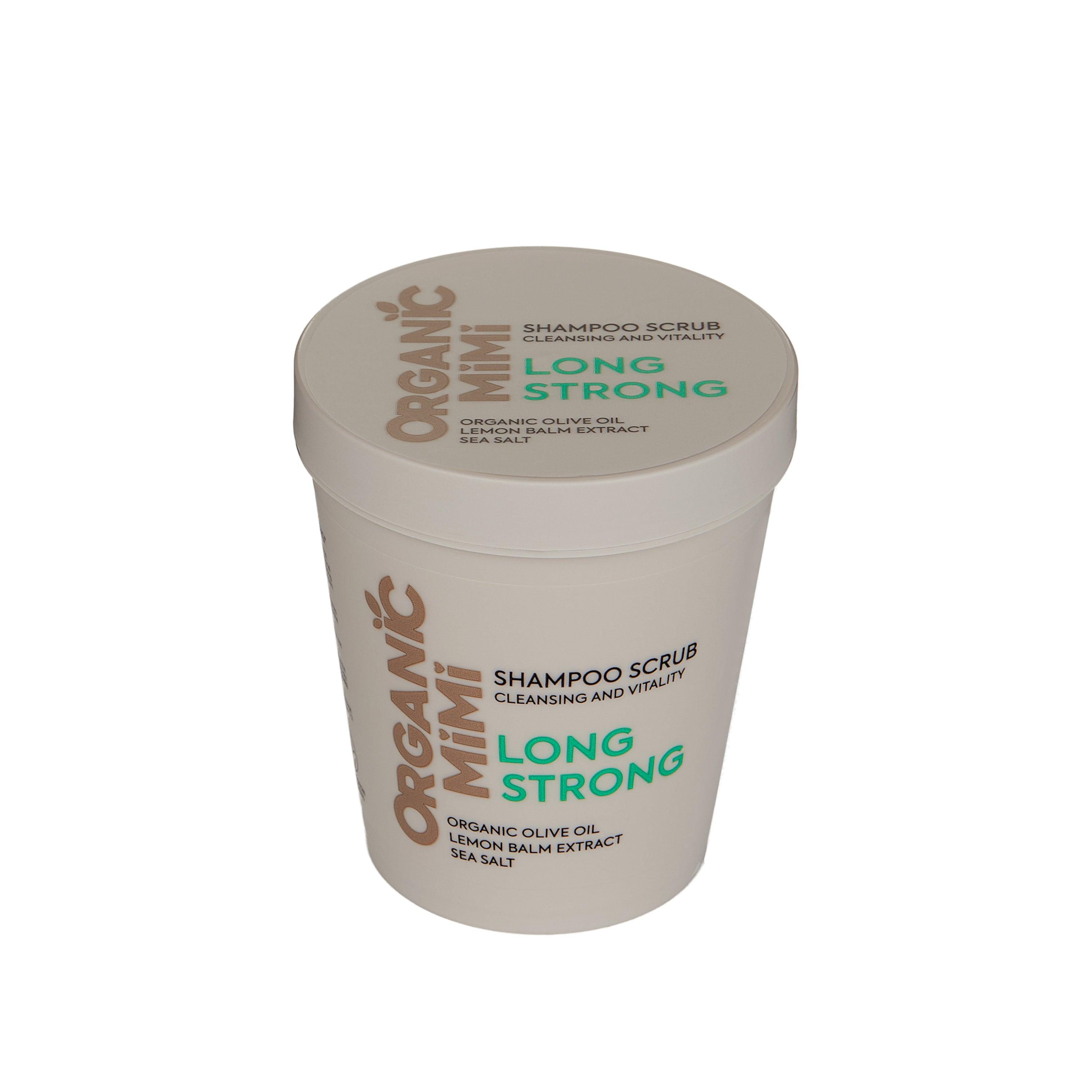 ORGANIC MIMI, SHAMPOO SCRUB CLEANSING AND VITALITY LONG STRONG, 310 g by Damask Rose