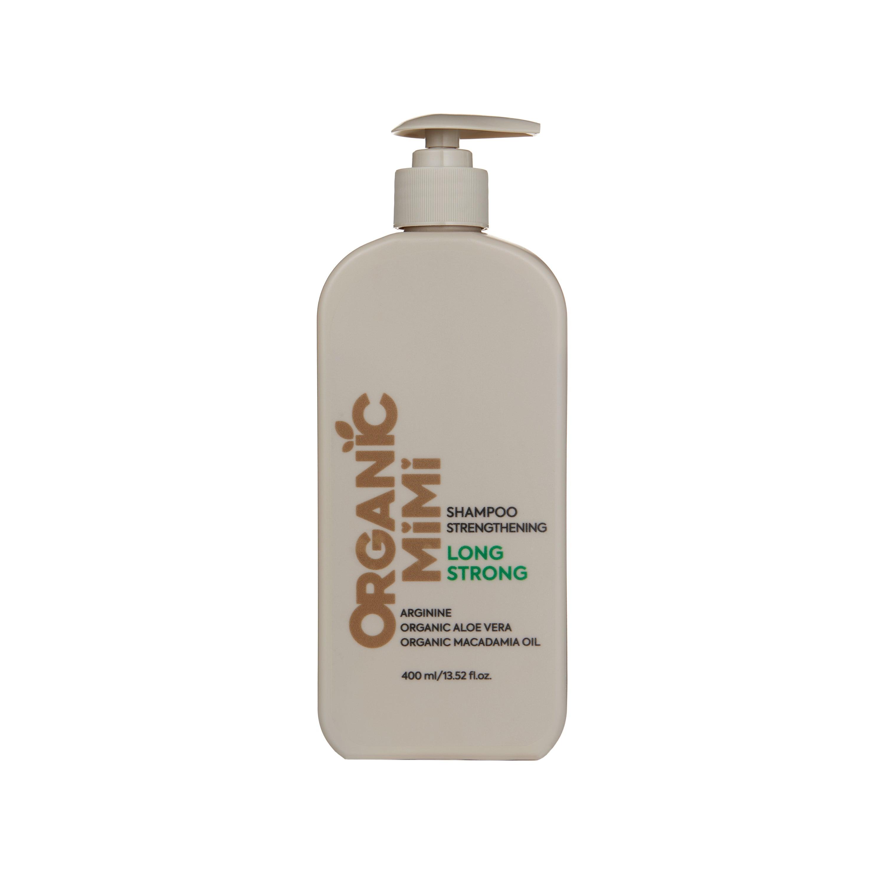 ORGANIC MIMI, SHAMPOO STRENGTHENING LONG STRONG, 400 ml by Damask Rose