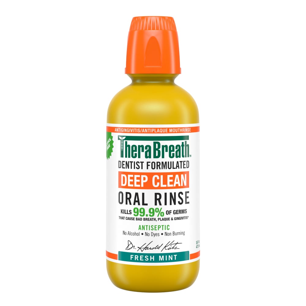 TheraBreath Deep Clean Antiseptic Oral Rinse - 16 Fl Oz by Pasteur Pharmacy