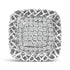 Sterling Silver 1.0 Cttw Diamond Celtic Knot Cocktail Ring by Bids.com