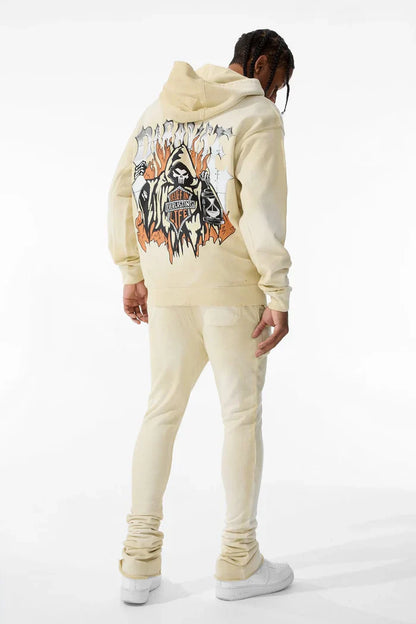 Jordan Craig Afterlife Pullover Hoodie - Khaki by Denim Exchange