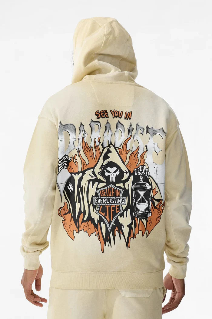 Jordan Craig Afterlife Pullover Hoodie - Khaki by Denim Exchange