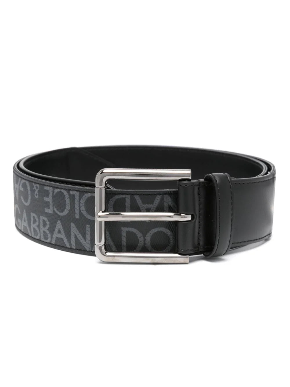 Dolce &amp; Gabbana Men Belt With Buckle Embroidered With Logo by Luosophy