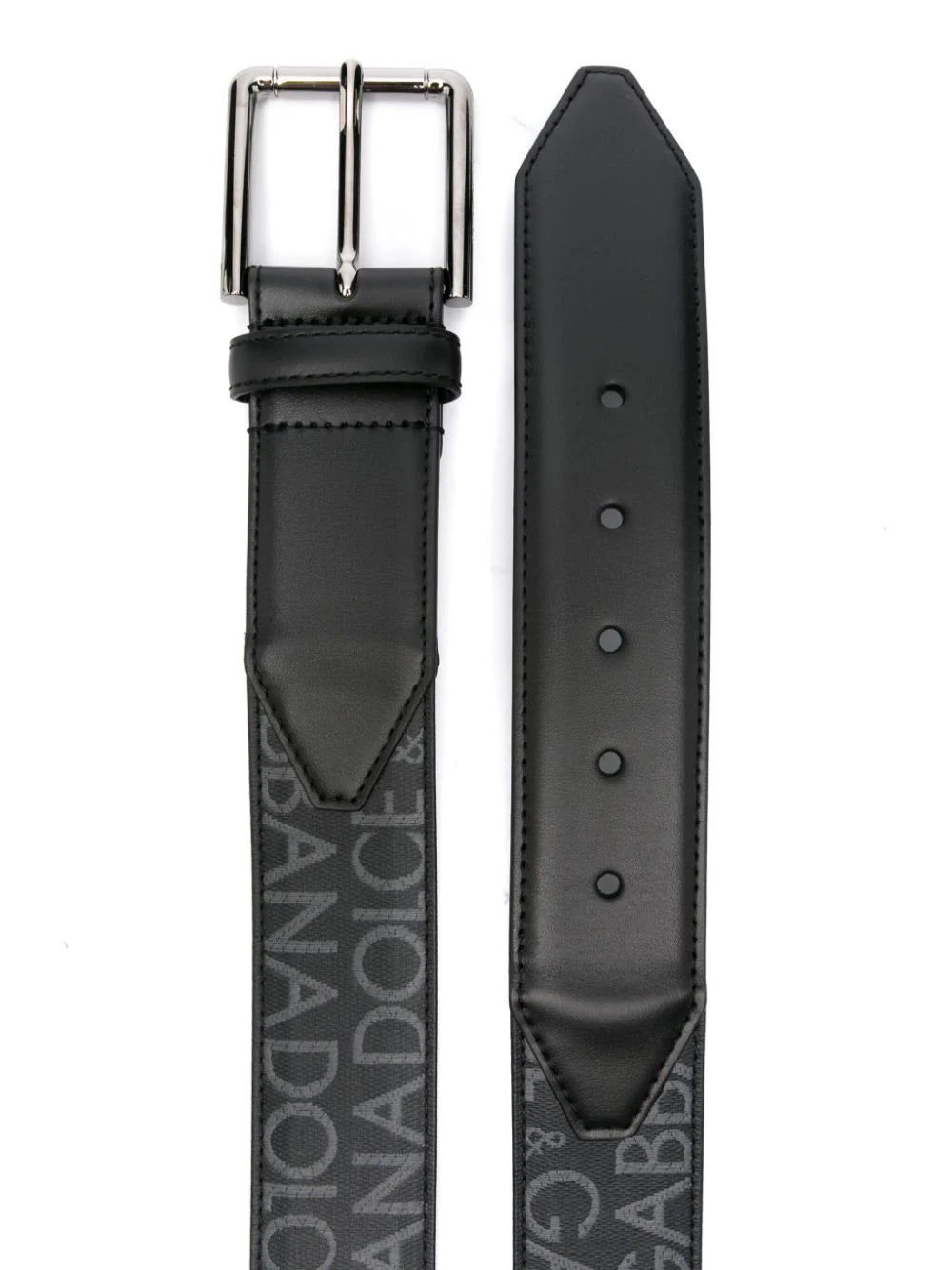 Dolce &amp; Gabbana Men Belt With Buckle Embroidered With Logo by Luosophy